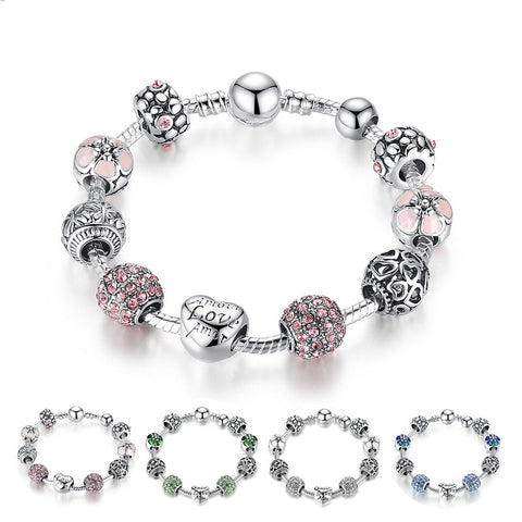 Good Quality Womens Bracelet With Different Colour Charm Girls Wirstband For Party Wear Jewelry