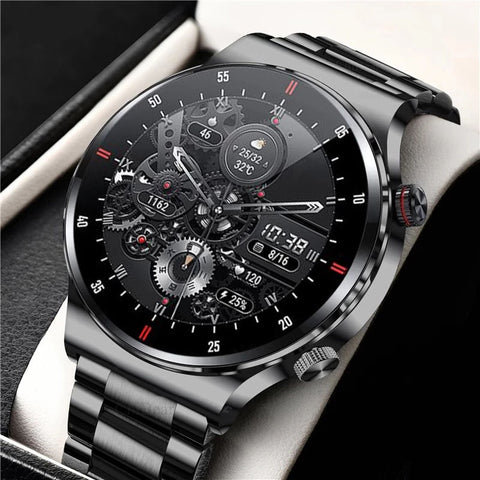 New ECG Monitoring Smart Watch Men Bluetooth Call Fitness Tracker Multi-movement Waterproof Smartwatch Men For Huawei IOS